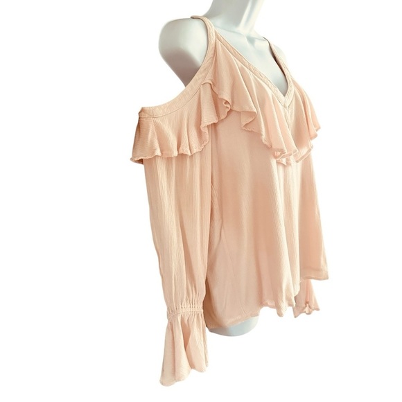 Sofia by Sofia Vergara | Blush Ruffle Blouse - Picture 1 of 6